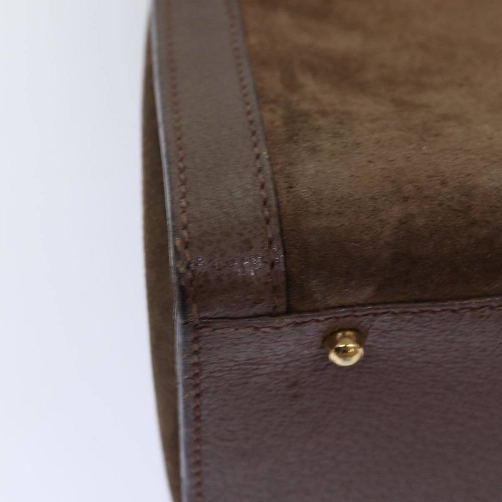 GUCCI Bamboo Tote Bag Suede Brown 002 2853 0260 0 Auth 75116 - Picture 15 of 16